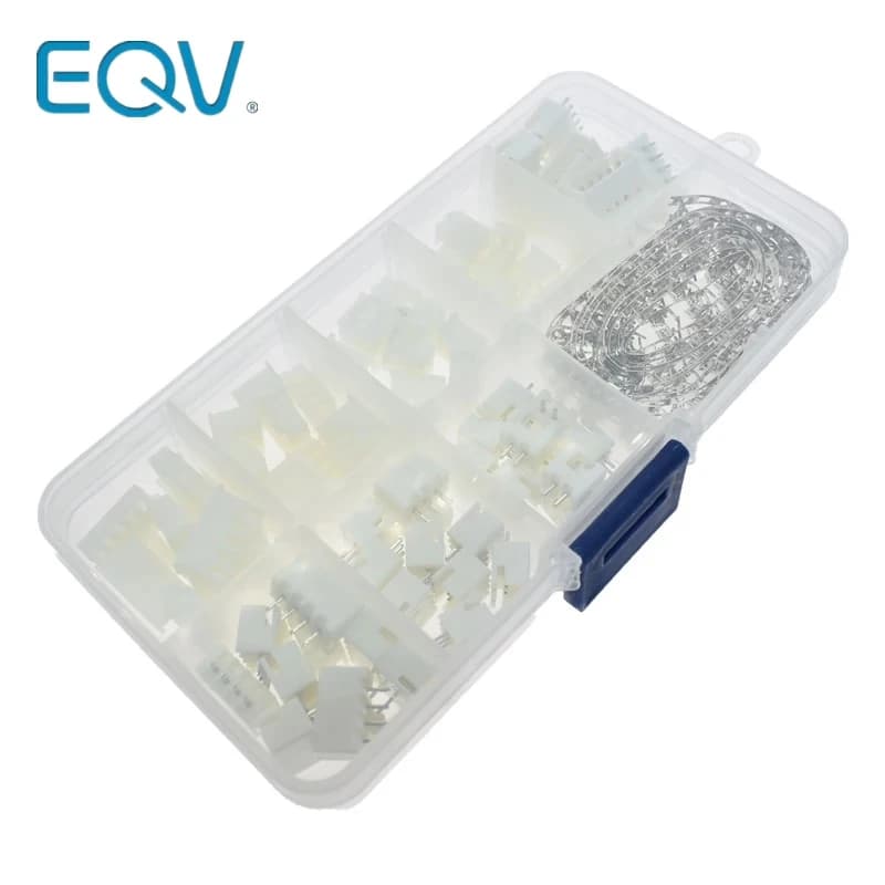 Lance o alojamento terminal do jogo, encabeçamento do Pin, conector de JST, conectores do fio, Jogos TJC3 de XH, 230 PCes, XH2.54, 2P, 3P, 4P, Pin 5, 2,54 milímetros