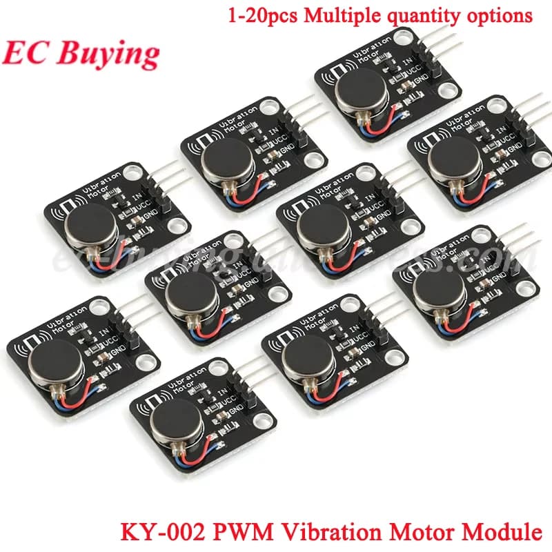 Módulo de motor de vibração pwm, motor dc, vibrador de telefone para arduino r3 mega2560, kit eletrônico diy, placa de sensor de interruptor, 1-20 peças