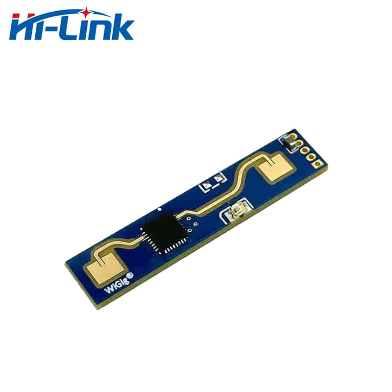 Hi-link novo HLK-LD2410 5v mini alta sensibilidade 24ghz sensor de status de presença humana módulo radar eletrônico de consumo